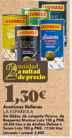 Gadis La española aceitunas rellenas oferta