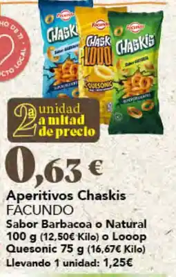 Gadis Aperitivos Chaskis FACUNDO oferta