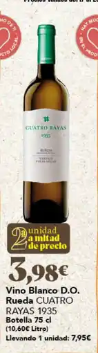 Gadis Cuatro Rayas vino blanco oferta