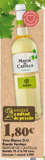 Gadis Mayor de Castilla Vino Blanco D.O. Rueda Verdejo oferta