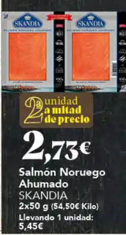 Gadis Skandia salmón noruego ahumado oferta
