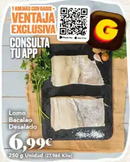 Gadis Lomo Bacalao Desalado oferta