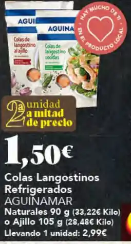 Gadis Aguinamar colas langostinos refrigerados oferta