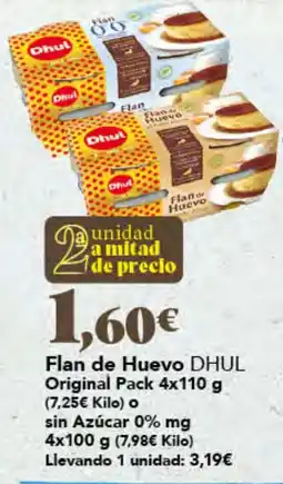 Gadis Dhul flan de huevo oferta
