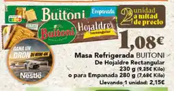 Gadis Buitoni masa refrigerada de hojaldre rectangular oferta