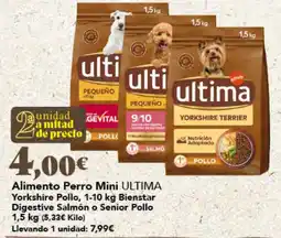 Gadis ultima Alimento Perro Mini oferta