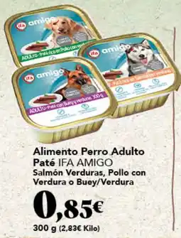 Gadis ifa amigo Alimento Perro Adulto Paté oferta