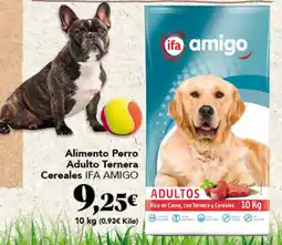 Gadis ifa amigo Alimento Perro Adulto Ternera Cereales oferta