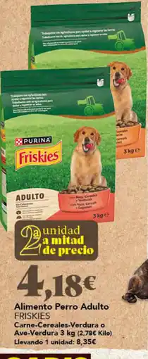 Gadis Friskies Alimento Perro Adulto oferta