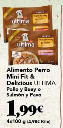 Gadis ultima Alimento Perro Mini Fit & Delicious oferta