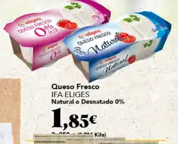 Gadis Ifa eliges queso fresco natural o desnatado 0% oferta