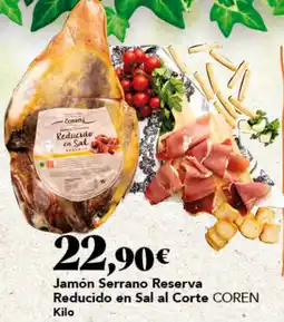 Gadis Coren jamón serrano reserva reducido en sal al corte oferta