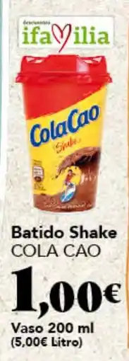 Gadis ColaCao Batido Shake oferta