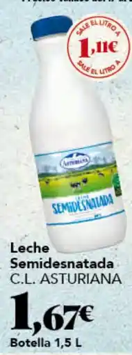 Gadis C.L. ASTURIANA Leche Semidesnatada oferta