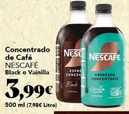 Gadis Nescafe concentrado de cafe black o vainilla oferta