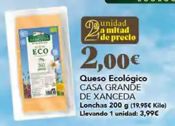 Gadis Casa Grande de Xanceda Queso Ecológico oferta