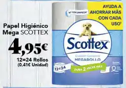 Gadis Scottex Papel Higiénico Mega oferta