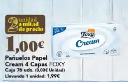 Gadis Foxy Pañuelos Papel Cream 4 Capas oferta