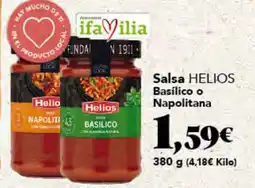 Gadis Helios salsa basílico o napolitana oferta