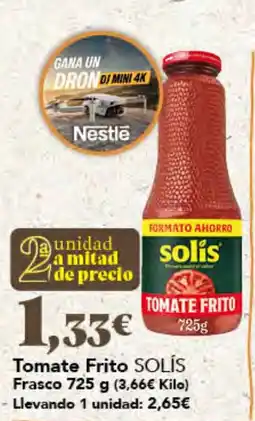 Gadis Solís tomate frito oferta