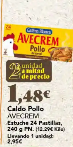 Gadis Gallina Blanca Avecrem Pollo de canal oferta