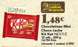 Gadis Kit Kat Chocolatinas Mini Choco Leche oferta