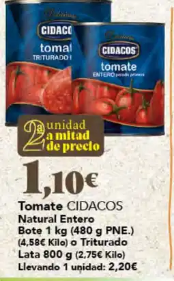 Gadis Cidacos tomate oferta