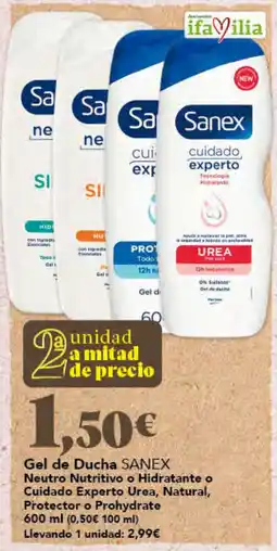 Gadis Sanex Gel de Ducha oferta