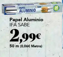 Gadis Ifa sabe papel aluminio oferta