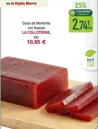 La Collotense dulce de membrillo con nueces