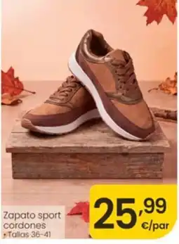 Eroski Zapato sport cordones oferta