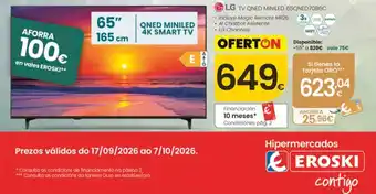 Eroski LG TV QNED MINILED 65QNED70B6C oferta