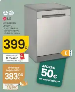 Eroski LG lavavajillas DF030FL oferta