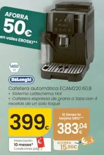 Delonghi cafetera automática ECAM220.60.B