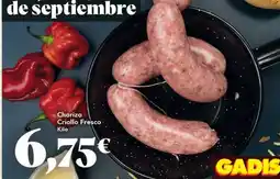 Gadis Chorizo frito fresco oferta