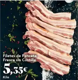 Gadis Filetes de panceta fresca sin costilla oferta