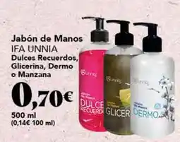 Gadis Ifa unnia - jabon de manos dulces recuerdos, glicerina, dermo o manzana oferta