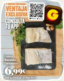Gadis Lomo bacalao desalado oferta