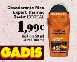 Gadis L'oréal - desodorante men expert oferta