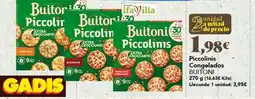 Gadis Buitoni - piccolinis congelados oferta