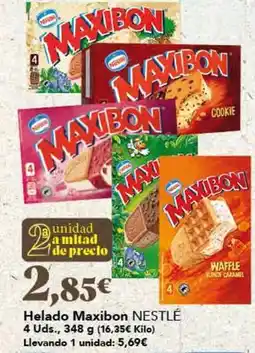 Gadis Nestlé - helado maxibon oferta