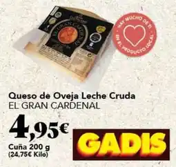 Gadis El gran cardenal - queso de oveja leche cruda oferta
