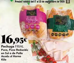 Gadis Frial - pechuga pavo, pavo reducida en sal o de pollo asada al horno oferta
