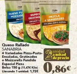 Gadis Sanabria - queso rallado oferta