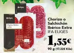 Gadis Ifa eliges - chorizo o salchichon iberico extra oferta