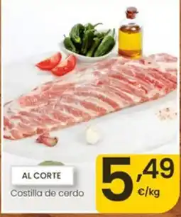 Eroski Al Corte costilla de cerdo oferta