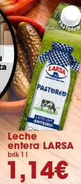 Claudio Larsa - leche entera oferta