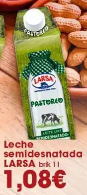 Claudio Larsa - leche semidesnatada oferta