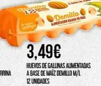 Claudio Gallego - huevos de gallinas alimentadas a base de maiz demillo m/l 12 unidades oferta
