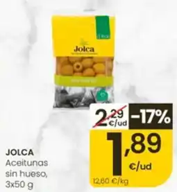 Eroski Jolca aceitunas sin hueso oferta